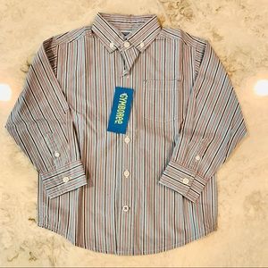 🆕 NWT Gymboree Boys Button Up Shirt 3T